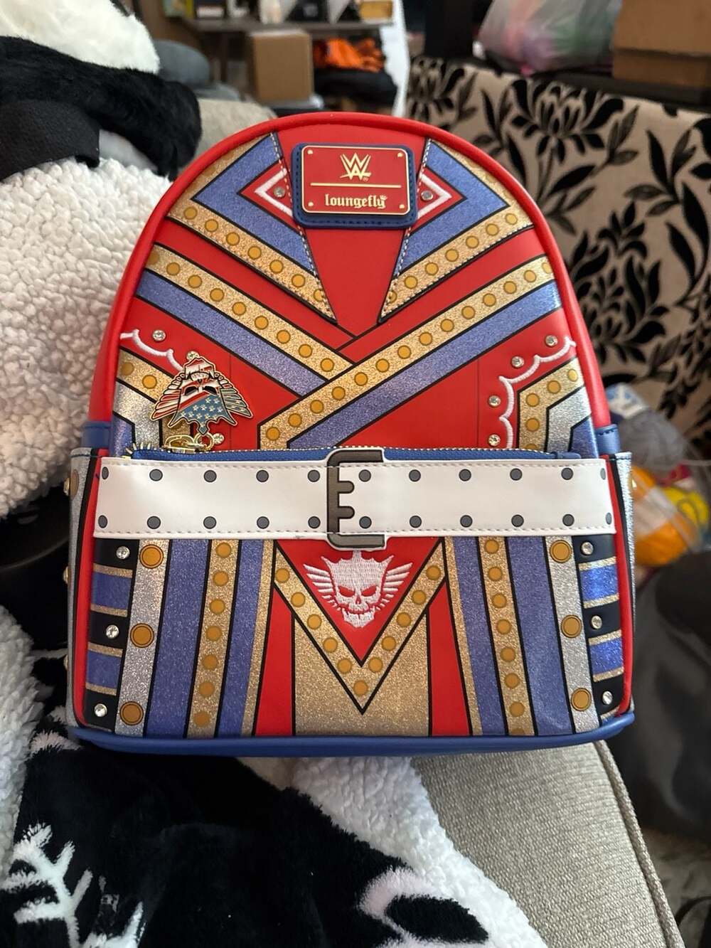 Loungefly Cody Rhodes American Nightmare Mini Backpack,